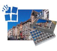 puzzleYOU : Smart Sorted® | Puzzle Photo 1000 pièces « Vieille Ville de Troyes avec Ses Maisons à colombages - Capitale du département de l'Aube »