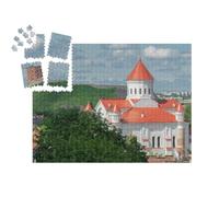 puzzleYOU : Smart Sorted® | Puzzle Photo 1000 pièces « Vieille Ville de Vilnius avec la cathédrale de Theotokos »