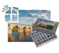 puzzleYOU : Smart Sorted® | Puzzle Photo 1000 pièces « Vieux Pont sur Le Tarn à Montauban, dans Le Tarn et Garonne, en Occitanie, France »