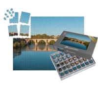 puzzleYOU : Smart Sorted® | Puzzle Photo 1000 pièces « Vieux Pont sur Le Tarn à Montauban, dans Le Tarn et Garonne, en Occitanie, France »
