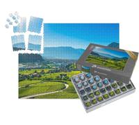 puzzleYOU : Smart Sorted® | Puzzle Photo 1000 pièces « Vignobles de Santa Maddalena, Tyrol du Sud, Italie »