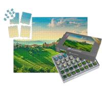 puzzleYOU : Smart Sorted® | Puzzle Photo 1000 pièces « Vignobles idylliques dans Le Piémont, Italie du Nord »