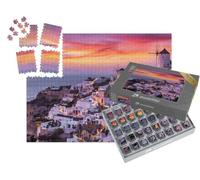 puzzleYOU : Smart Sorted® | Puzzle Photo 1000 pièces « Village d'Oía sur l'île de Santorin, Grèce »