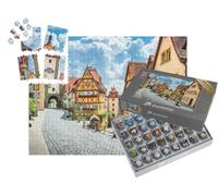 puzzleYOU : Smart Sorted® | Puzzle Photo 1000 pièces « Ville pittoresque de Rothenburg OB der Tauber, Bavière, Allemagne »