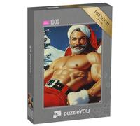 puzzleYOU : Smart Sorted® | Puzzle Photo 1000 pièces « Vin Chaud et Pack de Six sous la Neige »