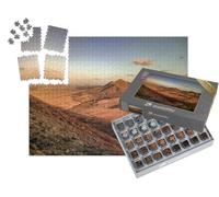 puzzleYOU : Smart Sorted® | Puzzle Photo 1000 pièces « Volcans à Fuerteventura, îles Canaries »
