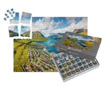 puzzleYOU : Smart Sorted® | Puzzle Photo 1000 pièces « Vue aérienne de Borody par Une Belle matinée d'été »