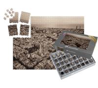 puzzleYOU : Smart Sorted® | Puzzle Photo 1000 pièces « Vue aérienne de la basilique Sagrada Familia, Barcelone, Espagne »