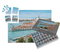 puzzleYOU : Smart Sorted® | Puzzle Photo 1000 pièces « Vue aérienne de la basilique Santa Maria Della Salute à Venise,Italie »