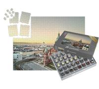puzzleYOU : Smart Sorted® | Puzzle Photo 1000 pièces « Vue aérienne de la pittoresque cathédrale Uspenski, Helsinki, Finlande »