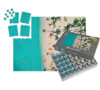 puzzleYOU : Smart Sorted® | Puzzle Photo 1000 pièces « Vue aérienne de la Station balnéaire caribéenne de Bavaro, République Dominicaine »
