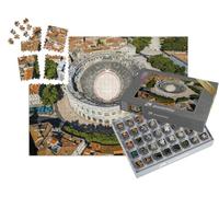 puzzleYOU : Smart Sorted® | Puzzle Photo 1000 pièces « Vue aérienne des arènes de Nîmes, Une Ancienne Ville Romaine de la région Occitanie dans Le sud de la France »