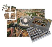 puzzleYOU : Smart Sorted® | Puzzle Photo 1000 pièces « Vue aérienne des arènes de Nîmes, Une Ancienne Ville Romaine de la région Occitanie dans Le sud de la France »
