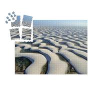 puzzleYOU : Smart Sorted® | Puzzle Photo 1000 pièces « Vue aérienne du Parc National de Lencois Maranhenses, Brésil »
