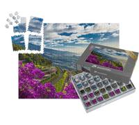 puzzleYOU : Smart Sorted® | Puzzle Photo 1000 pièces « Vue aérienne du Point Le Plus Haut : Cabo Girao, île de Madère, Portugal »