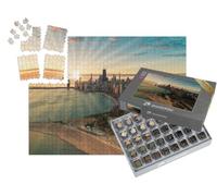puzzleYOU : Smart Sorted® | Puzzle Photo 1000 pièces « Vue aérienne du Skyline du Centre-Ville de Chicago »