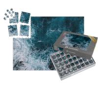 puzzleYOU : Smart Sorted® | Puzzle Photo 1000 pièces « Vue aérienne sur Les Vagues de l'océan »