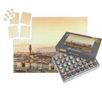 puzzleYOU : Smart Sorted® | Puzzle Photo 1000 pièces « Vue de Florence au Coucher du Soleil, Toscane, Italie »