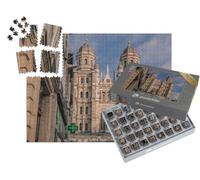 puzzleYOU : Smart Sorted® | Puzzle Photo 1000 pièces « Vue de la Rue de l'église Saint-Michel de Dijon, dans la Vieille Ville de Dijon, France. »
