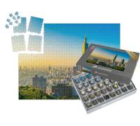puzzleYOU : Smart Sorted® | Puzzle Photo 1000 pièces « Vue de la Ville avec Le Gratte-Ciel Taipei 101, Taïwan »