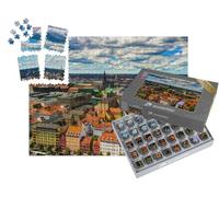 puzzleYOU : Smart Sorted® | Puzzle Photo 1000 pièces « Vue de la Ville de Copenhague, Danemark »