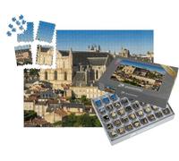 puzzleYOU : Smart Sorted® | Puzzle Photo 1000 pièces « Vue de la Ville de Poitiers, France, Un Jour d'été »
