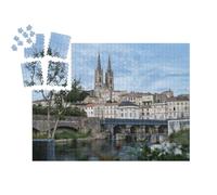 puzzleYOU : Smart Sorted® | Puzzle Photo 1000 pièces « Vue de Niort Depuis Le Quai de la Sèvre Niortaise, Deux-Sèvres, région Poitou-Charentes, France »