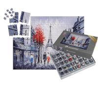 puzzleYOU : Smart Sorted® | Puzzle Photo 1000 pièces « Vue de Rue de Paris comme Peinture à l'huile »