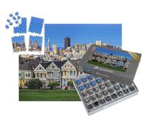 puzzleYOU : Smart Sorted® | Puzzle Photo 1000 pièces « Vue Depuis Alamo Square au crépuscule, San Francisco »