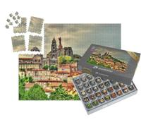 puzzleYOU : Smart Sorted® | Puzzle Photo 1000 pièces « Vue du PUY-en-Velay, Une Ville de Haute-Loire, France »