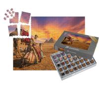 puzzleYOU : Smart Sorted® | Puzzle Photo 1000 pièces « Vue générale des Pyramides de Gizeh, Égypte »
