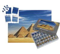 puzzleYOU : Smart Sorted® | Puzzle Photo 1000 pièces « Vue générale des Pyramides du Plateau de Gizeh, Égypte »