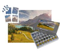 puzzleYOU : Smart Sorted® | Puzzle Photo 1000 pièces « Vue matinale du lac de Roselend - Auvergne-Rhône-Alpes »