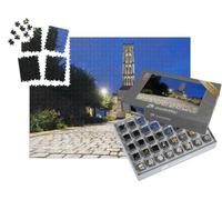 puzzleYOU : Smart Sorted® | Puzzle Photo 1000 pièces « Vue Nocturne de la cathédrale Saint-Étienne de Limoges, France »