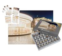 puzzleYOU : Smart Sorted® | Puzzle Photo 1000 pièces « Vue Nocturne de la Place de la Comédie avec Le bâtiment de l'Opéra et Le carrousel à Montpellier »