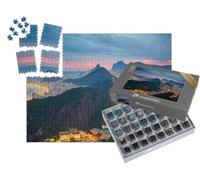 puzzleYOU : Smart Sorted® | Puzzle Photo 1000 pièces « Vue Nocturne de Rio de Janeiro, Brésil »