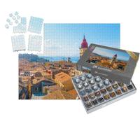 puzzleYOU : Smart Sorted® | Puzzle Photo 1000 pièces « Vue panoramique de Kerkyra, Capitale de l'île de Corfou, Grèce »