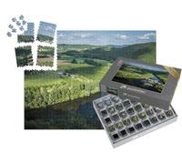 puzzleYOU : Smart Sorted® | Puzzle Photo 1000 pièces « Vue panoramique sur la vallée de la Dordogne Périgord Noir France Europe »