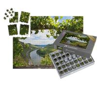 puzzleYOU : Smart Sorted® | Puzzle Photo 1000 pièces « Vue panoramique sur la vallée de la Moselle en Allemagne »