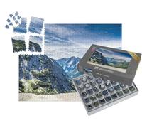 puzzleYOU : Smart Sorted® | Puzzle Photo 1000 pièces « Vue panoramique sur la vallée du Karwendel, Alpes autrichiennes »
