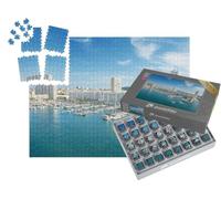 puzzleYOU : Smart Sorted® | Puzzle Photo 1000 pièces « Vue panoramique sur Le Port de Toulon, France. »