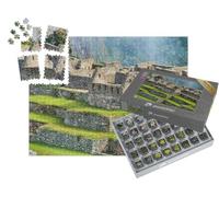 puzzleYOU : Smart Sorted® | Puzzle Photo 1000 pièces « Vue rapprochée des ruines de la citadelle de Machu Picchu au Pérou »