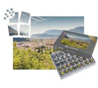 puzzleYOU : Smart Sorted® | Puzzle Photo 1000 pièces « Vue sur Bolzano, Tyrol du Sud, Italie »