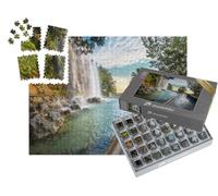 puzzleYOU : Smart Sorted® | Puzzle Photo 1000 pièces « Vue sur la Cascade de la Colline du château à Nice. Côte d'Azur, France »