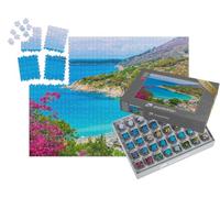 puzzleYOU : Smart Sorted® | Puzzle Photo 1000 pièces « Vue sur la Plage de Cavoli, Île d'Elbe, Toscane, Italie »