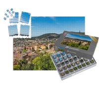 puzzleYOU : Smart Sorted® | Puzzle Photo 1000 pièces « Vue sur la Vieille Ville et l'église Saint-Paul de Hyères (Hyères), France »