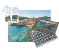 puzzleYOU : Smart Sorted® | Puzzle Photo 1000 pièces « Vue sur la Ville de Saint-Tropez, Provence, Côte d'Azur »