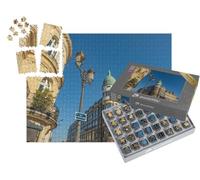 puzzleYOU : Smart Sorted® | Puzzle Photo 1000 pièces « Vue sur Le Centre-Ville de Saint-Quentin »