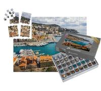 puzzleYOU : Smart Sorted® | Puzzle Photo 1000 pièces « Vue sur Le Port Depuis la Colline du château, Nice, France »