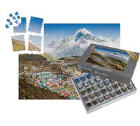 puzzleYOU : Smart Sorted® | Puzzle Photo 1000 pièces « Vue sur Le Village de Montagne de Namche Bazar, Himalaya, Népal »